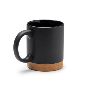 ceramic mug with cork bottom base