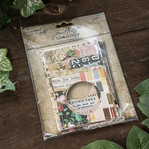 Tim Holtz Idea-ology Montage Collage Layer Frames