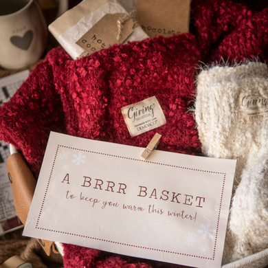A Brrr Basket to Cozy-Up With