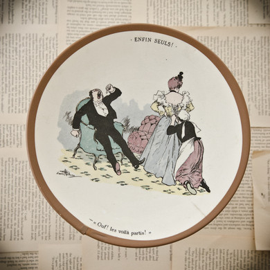 Les Voila Partis! Decorative Plate