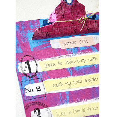 Alterable Art Journal Board Project