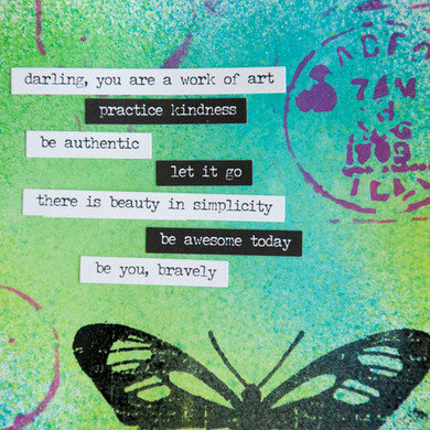Be You, Bravely Art Journal Page Project